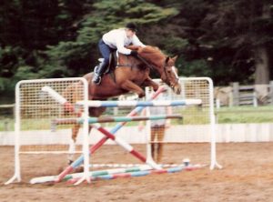 Jumping 5 ft 6 inches in a lesson with Paul Johnson